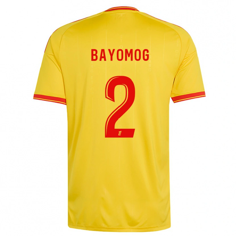 Danxen Femme Maillot Hugo Bayomog #2 Or Orange Rouge Tenues Domicile 2026/27 T-Shirt
