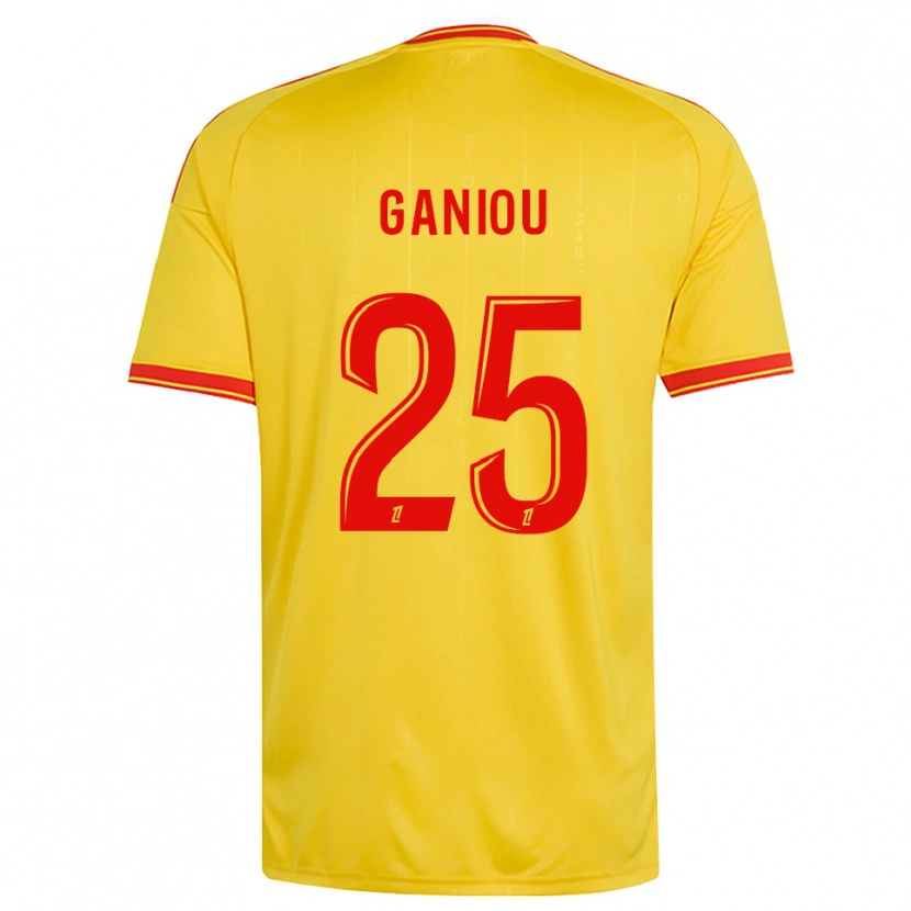 Danxen Femme Maillot Ismaëlo Ganiou #25 Or Orange Rouge Tenues Domicile 2026/27 T-Shirt