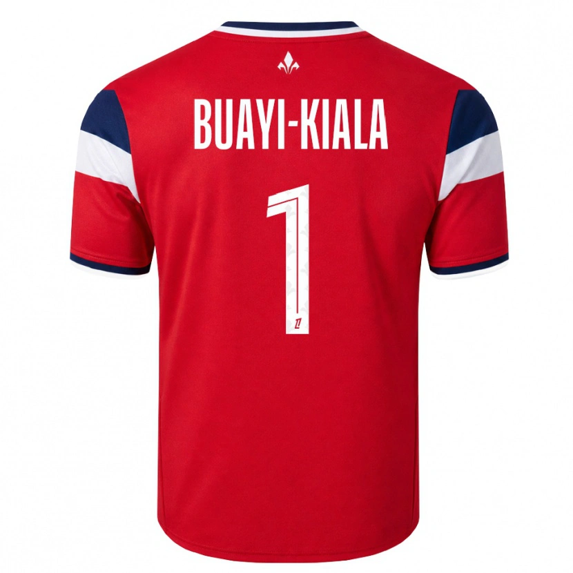 Danxen Femme Maillot Israël Buayi-Kiala #1 Rouge Blanc Bleu Royal Tenues Domicile 2026/27 T-Shirt