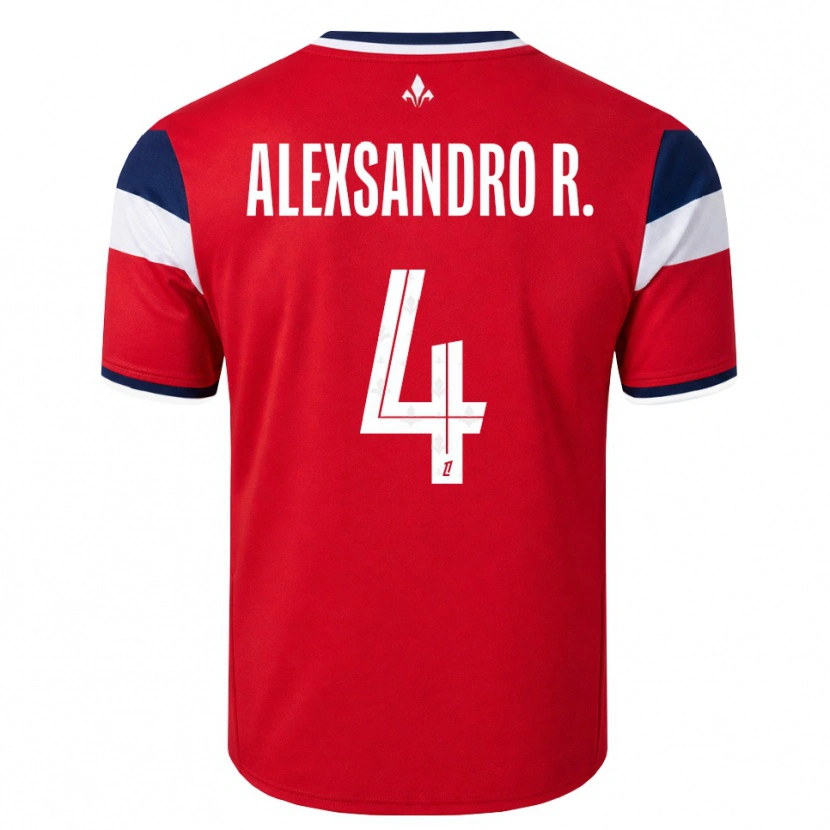 Danxen Femme Maillot Alexsandro Victor De Souza Ribeiro #4 Rouge Blanc Bleu Royal Tenues Domicile 2026/27 T-Shirt