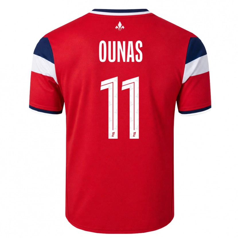 Danxen Femme Maillot Adam Ounas #11 Rouge Blanc Bleu Royal Tenues Domicile 2026/27 T-Shirt