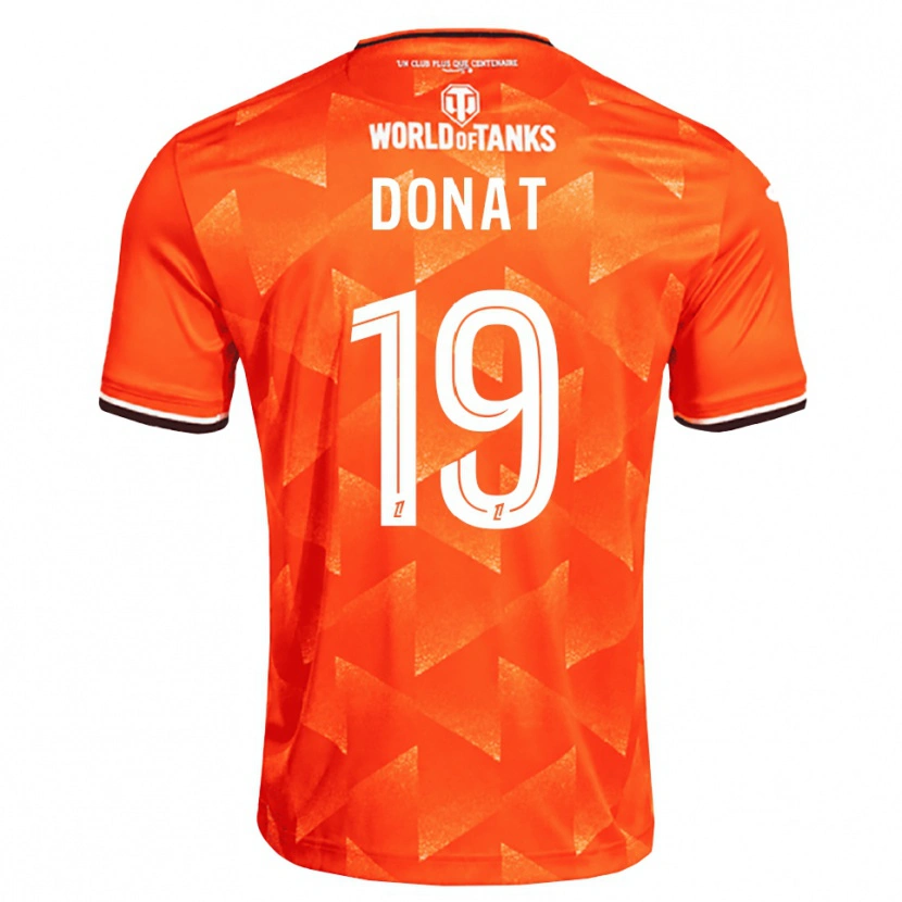 Danxen Femme Maillot Noa Donat #19 Orange Blanc Noir Tenues Domicile 2026/27 T-Shirt