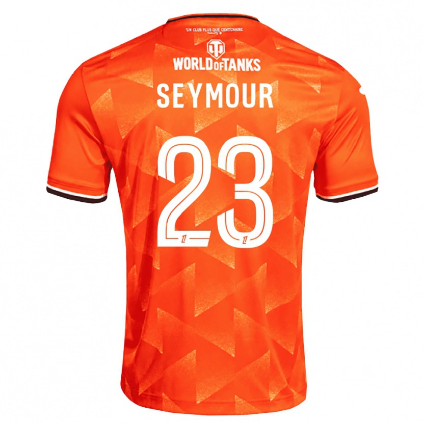 Danxen Femme Maillot Brice Seymour #23 Orange Blanc Noir Tenues Domicile 2026/27 T-Shirt