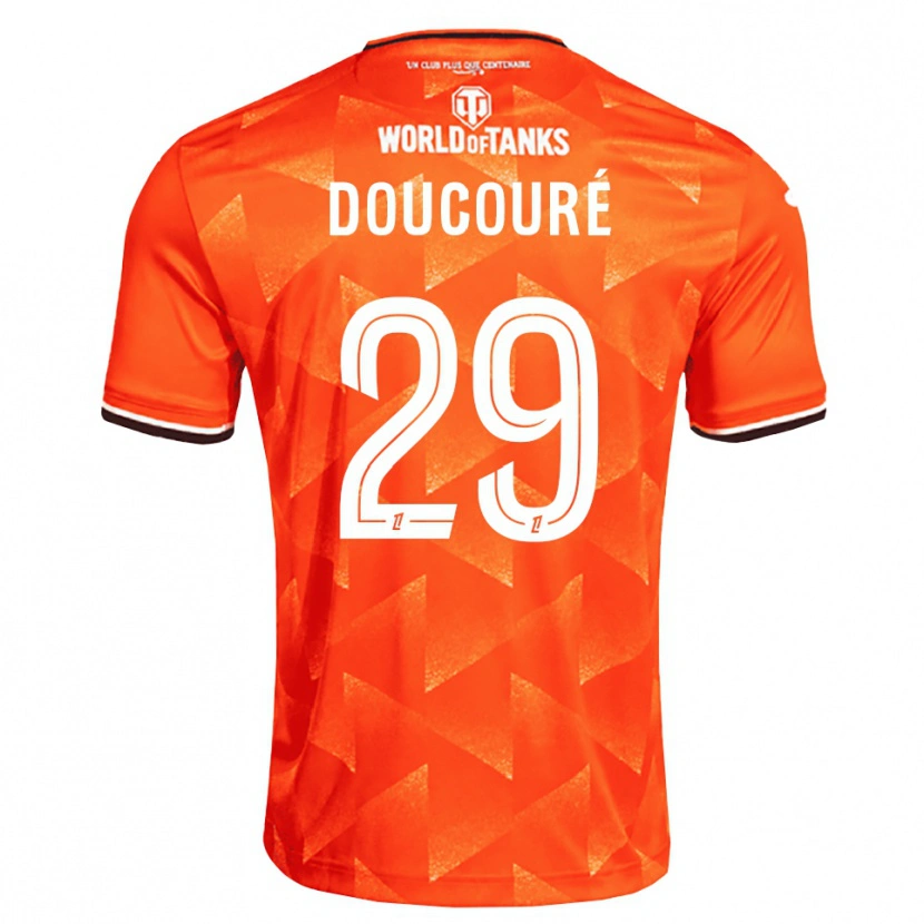 Danxen Femme Maillot Siriné Doucouré #29 Orange Blanc Noir Tenues Domicile 2026/27 T-Shirt