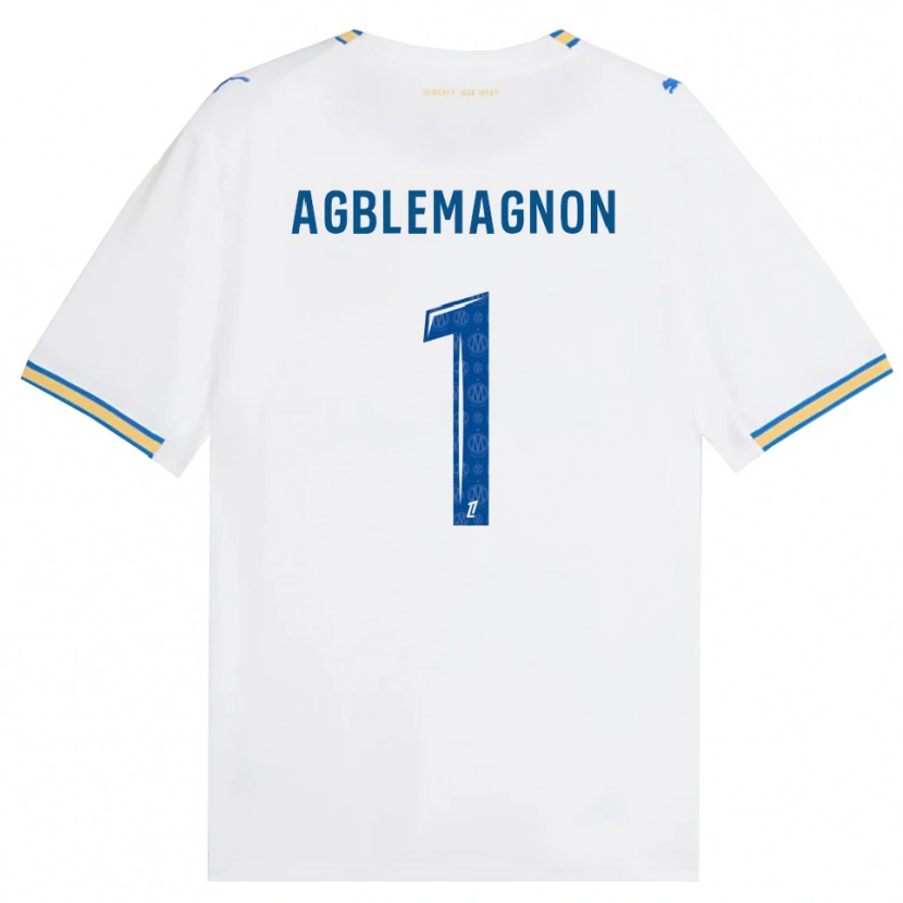 Danxen Femme Maillot Jordan Agblemagnon #1 Bleu Dodger Blanc Tenues Domicile 2026/27 T-Shirt