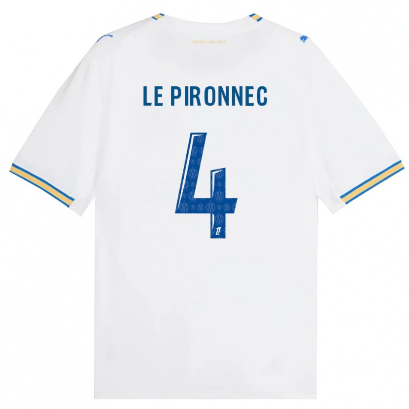 Danxen Femme Maillot Kélian Le Pironnec #4 Bleu Dodger Blanc Tenues Domicile 2026/27 T-Shirt