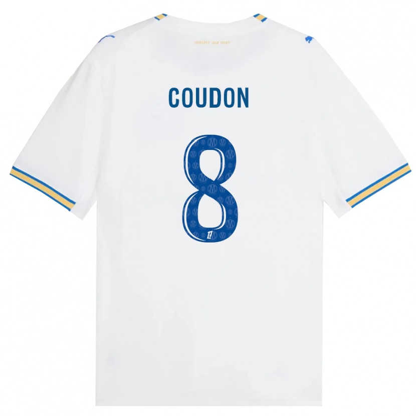 Danxen Femme Maillot Marine Coudon #8 Bleu Dodger Blanc Tenues Domicile 2026/27 T-Shirt