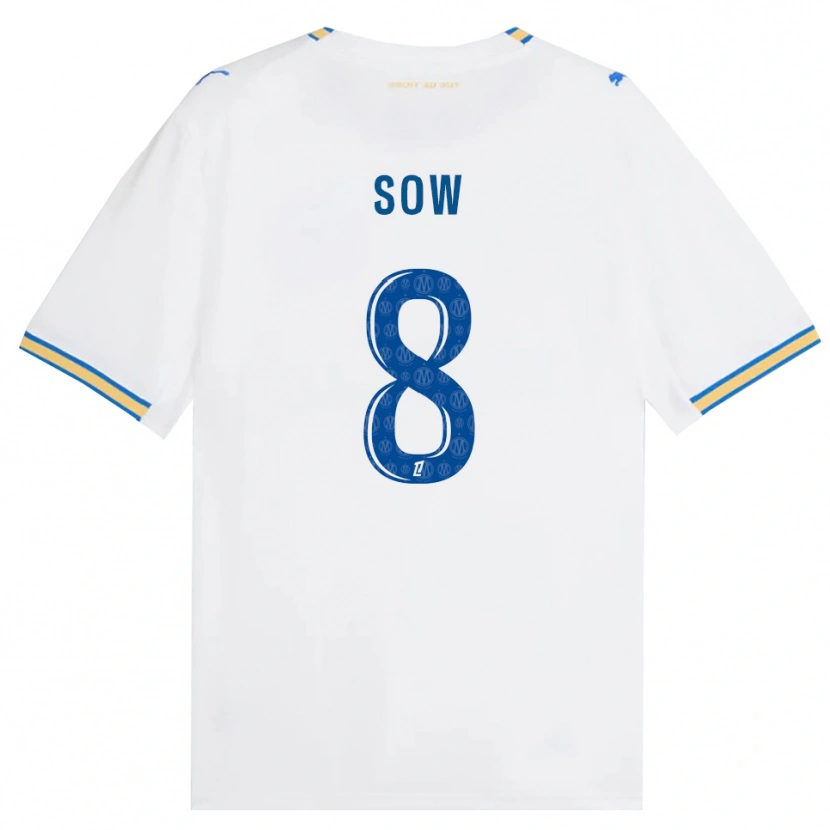 Danxen Femme Maillot Mbayang Sow #8 Bleu Dodger Blanc Tenues Domicile 2026/27 T-Shirt