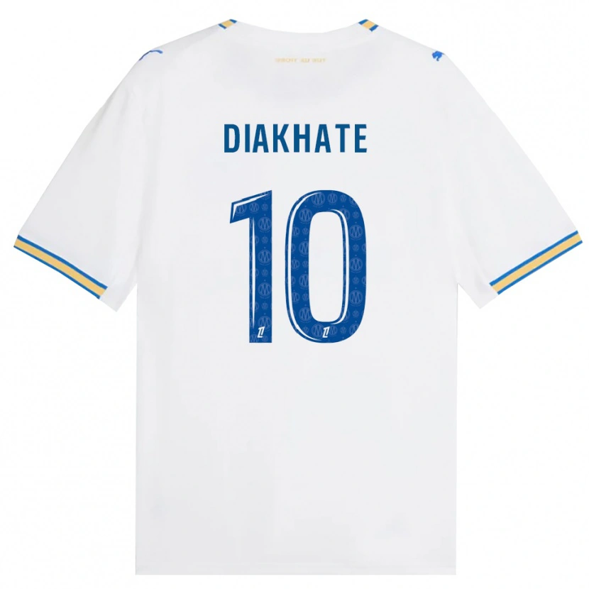 Danxen Femme Maillot Ndeye Awa Diakhaté #10 Bleu Dodger Blanc Tenues Domicile 2026/27 T-Shirt