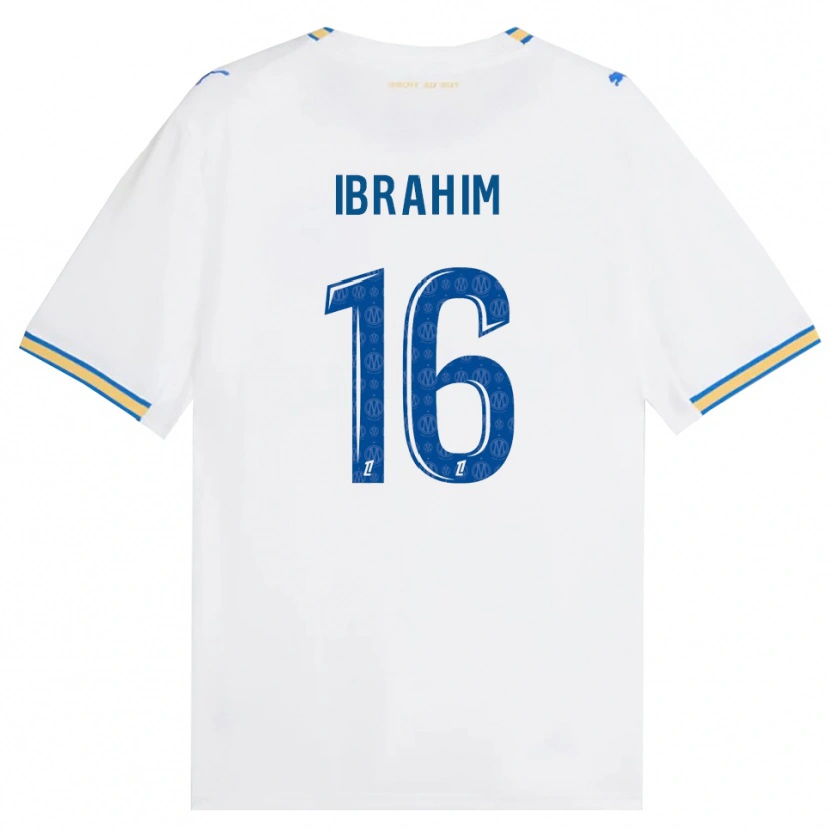 Danxen Femme Maillot Ayman Ibrahim #16 Bleu Dodger Blanc Tenues Domicile 2026/27 T-Shirt