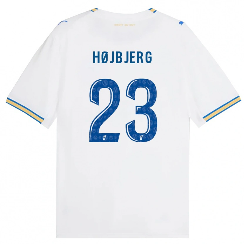 Danxen Femme Maillot Pierre-Emile Højbjerg #23 Bleu Dodger Blanc Tenues Domicile 2026/27 T-Shirt