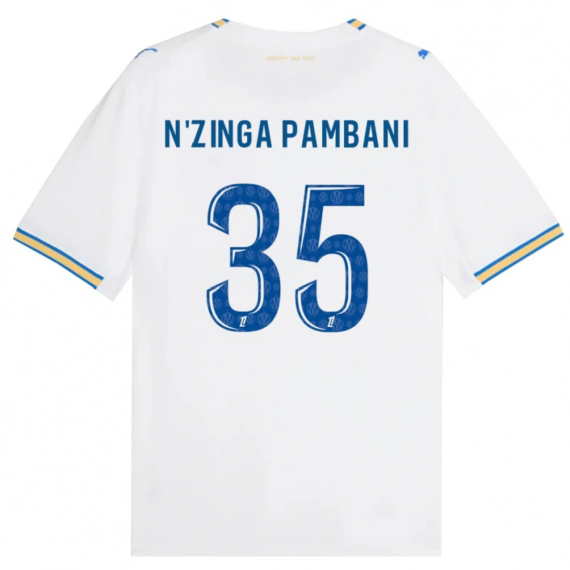 Danxen Femme Maillot Pladi N'zinga Pambani #35 Bleu Dodger Blanc Tenues Domicile 2026/27 T-Shirt