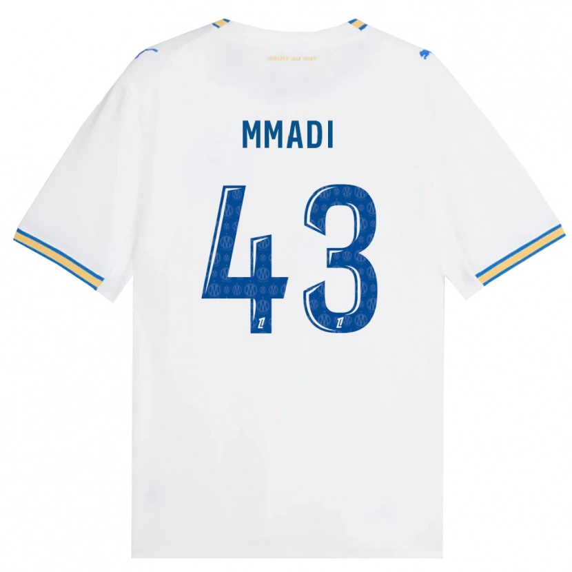 Danxen Femme Maillot Tadjidine Mmadi #43 Bleu Dodger Blanc Tenues Domicile 2026/27 T-Shirt