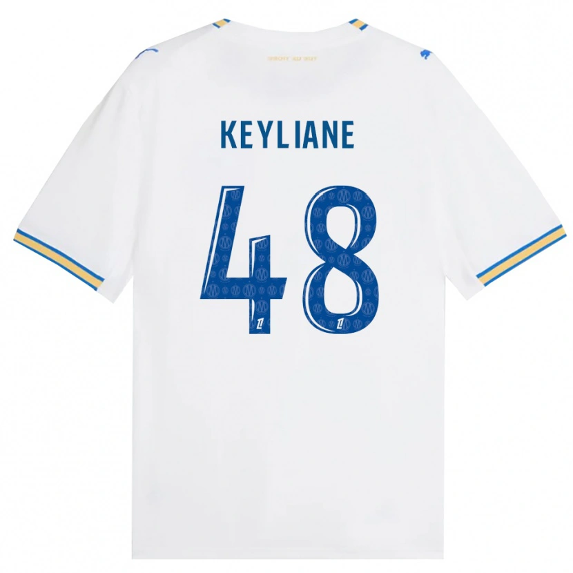Danxen Femme Maillot Keyliane Abdallah #48 Bleu Dodger Blanc Tenues Domicile 2026/27 T-Shirt
