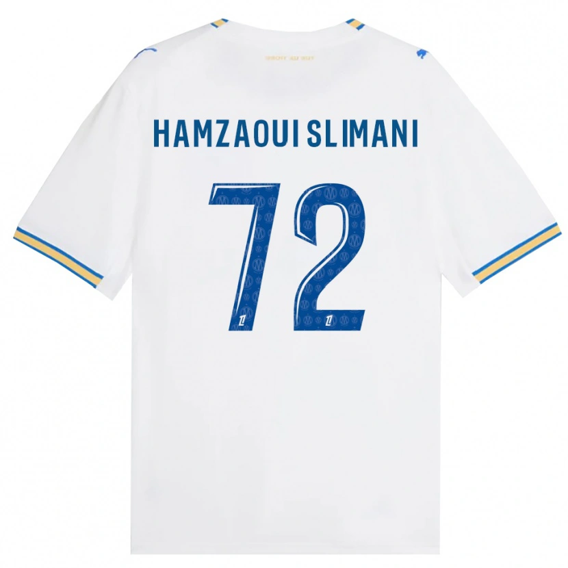 Danxen Femme Maillot Hilan Hamzaoui Slimani #72 Bleu Dodger Blanc Tenues Domicile 2026/27 T-Shirt