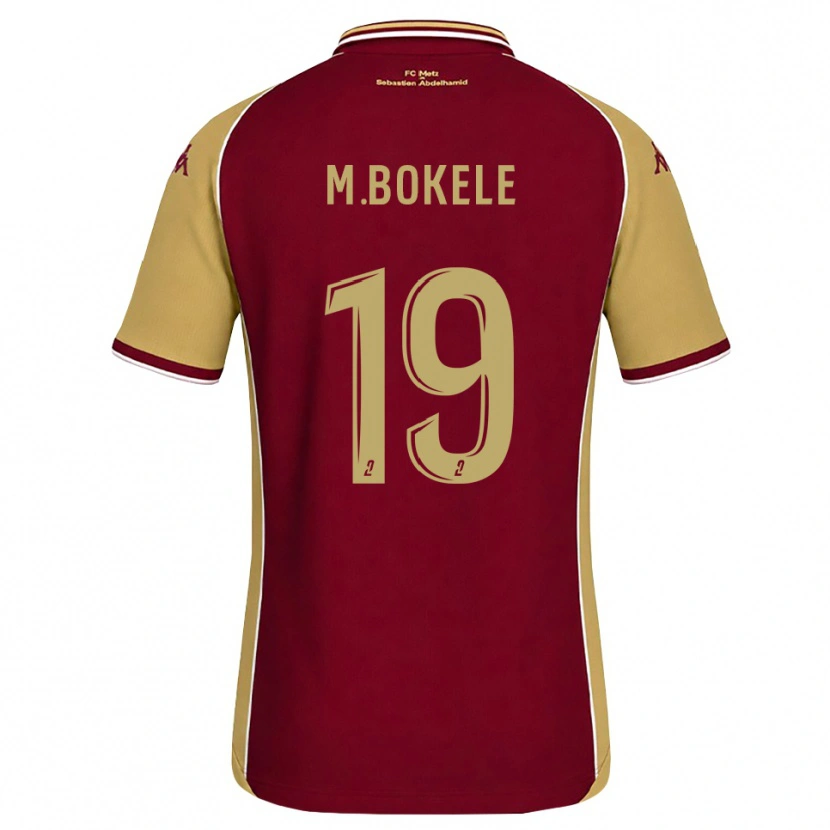Danxen Femme Maillot Morgan Bokele #19 Goldenrod Rouge Foncé Tenues Domicile 2026/27 T-Shirt