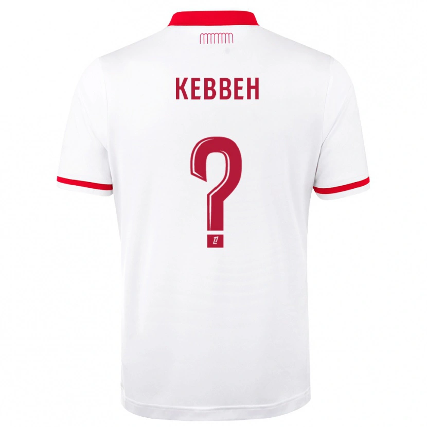 Danxen Femme Maillot Usuman Kebbeh #0 Rouge Blanc Tenues Domicile 2026/27 T-Shirt
