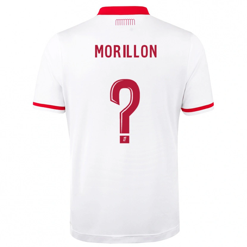 Danxen Femme Maillot Noah Morillon #0 Rouge Blanc Tenues Domicile 2026/27 T-Shirt