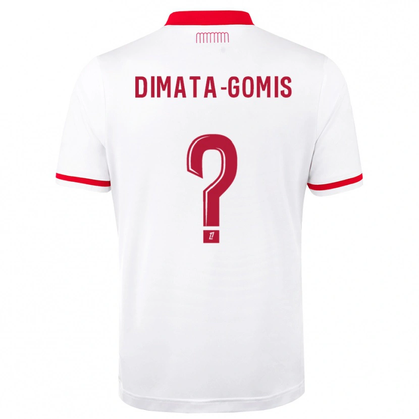 Danxen Femme Maillot Kamron Dimata-Gomis #0 Rouge Blanc Tenues Domicile 2026/27 T-Shirt