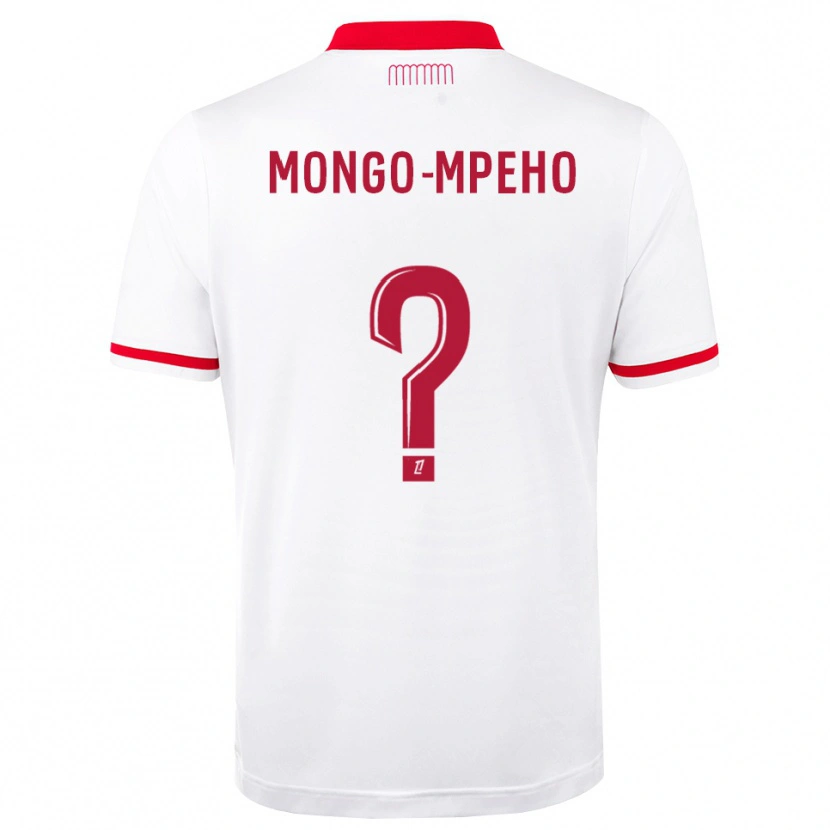 Danxen Femme Maillot Djordan Mongo-Mpeho #0 Rouge Blanc Tenues Domicile 2026/27 T-Shirt