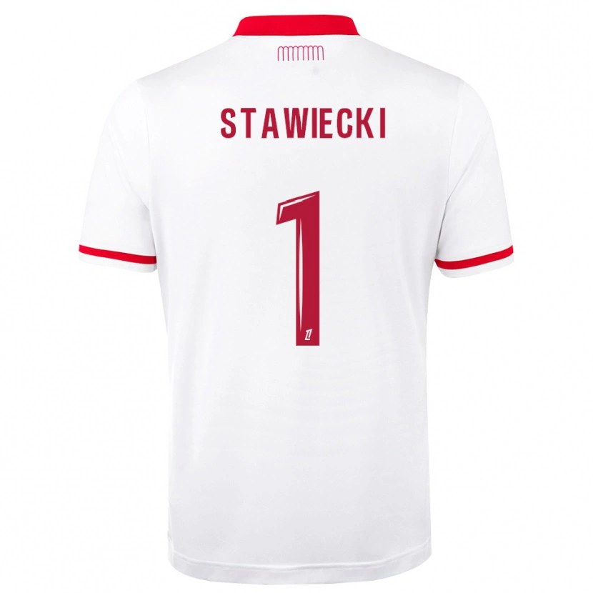 Danxen Femme Maillot Jules Stawiecki #1 Rouge Blanc Tenues Domicile 2026/27 T-Shirt