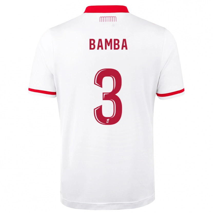 Danxen Femme Maillot Ismaïl Bamba #3 Rouge Blanc Tenues Domicile 2026/27 T-Shirt