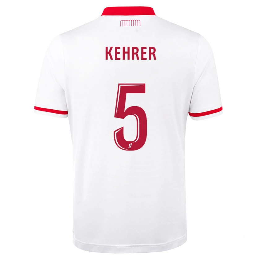 Danxen Femme Maillot Thilo Kehrer #5 Rouge Blanc Tenues Domicile 2026/27 T-Shirt