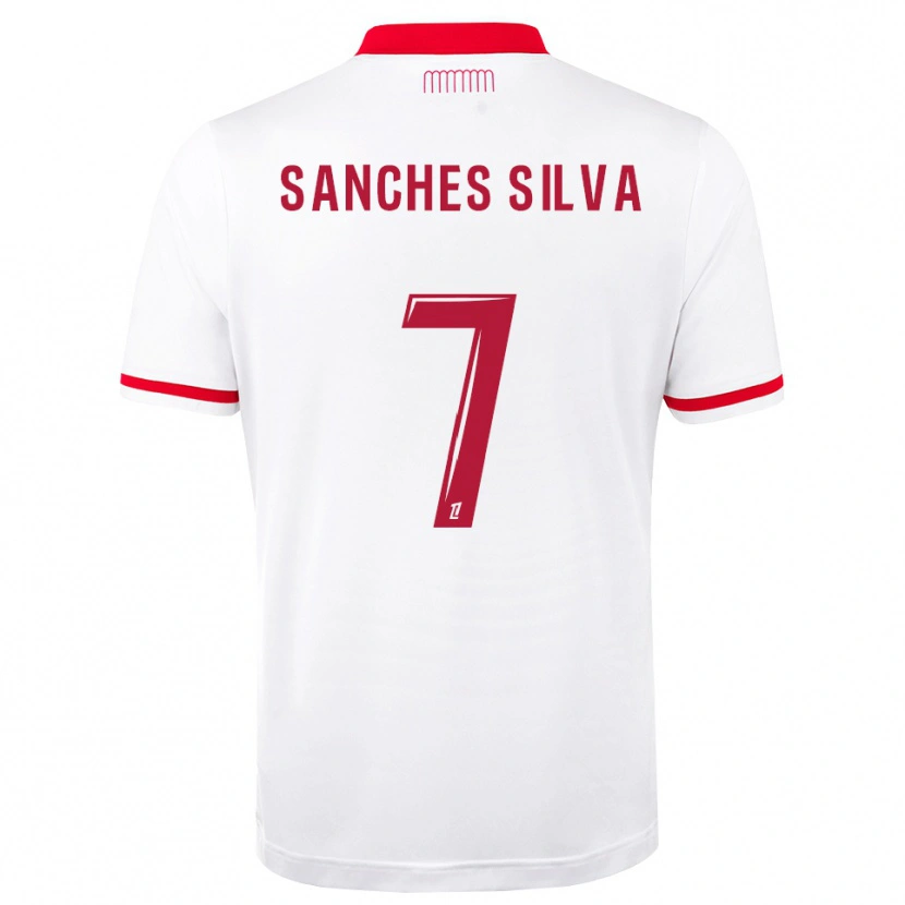 Danxen Femme Maillot Jordy Sanches Silva #7 Rouge Blanc Tenues Domicile 2026/27 T-Shirt