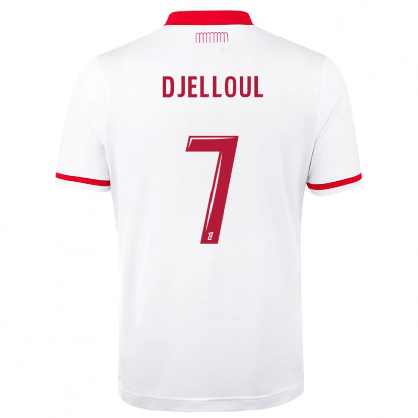 Danxen Femme Maillot Jassim Djelloul #7 Rouge Blanc Tenues Domicile 2026/27 T-Shirt