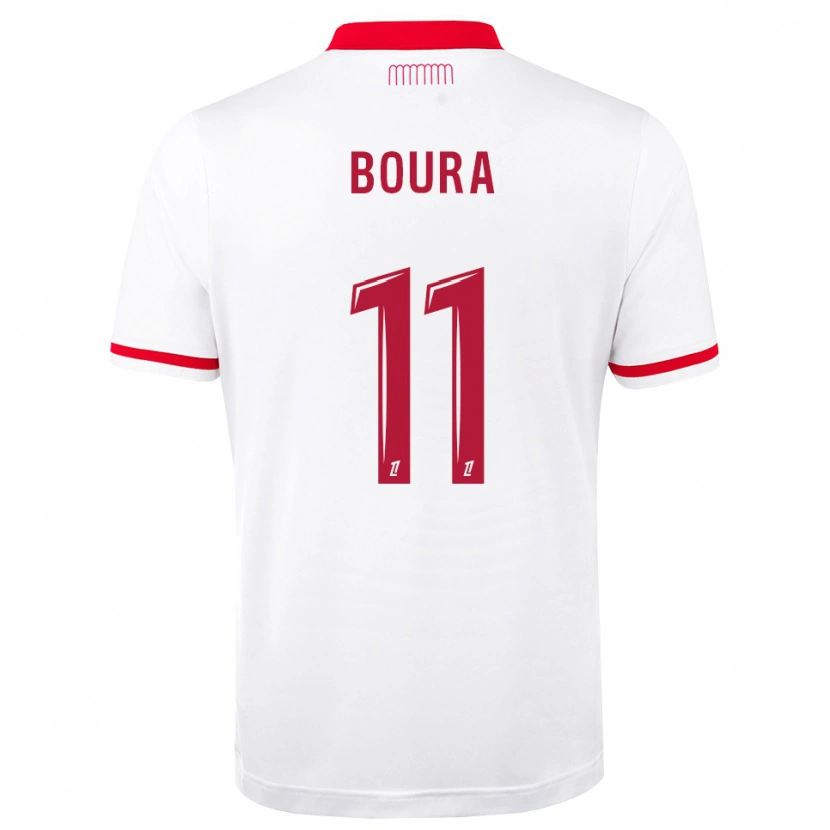 Danxen Femme Maillot Amal Boura #11 Rouge Blanc Tenues Domicile 2026/27 T-Shirt