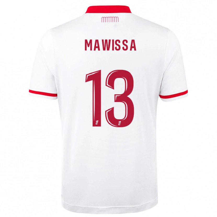 Danxen Femme Maillot Christian Mawissa #13 Rouge Blanc Tenues Domicile 2026/27 T-Shirt