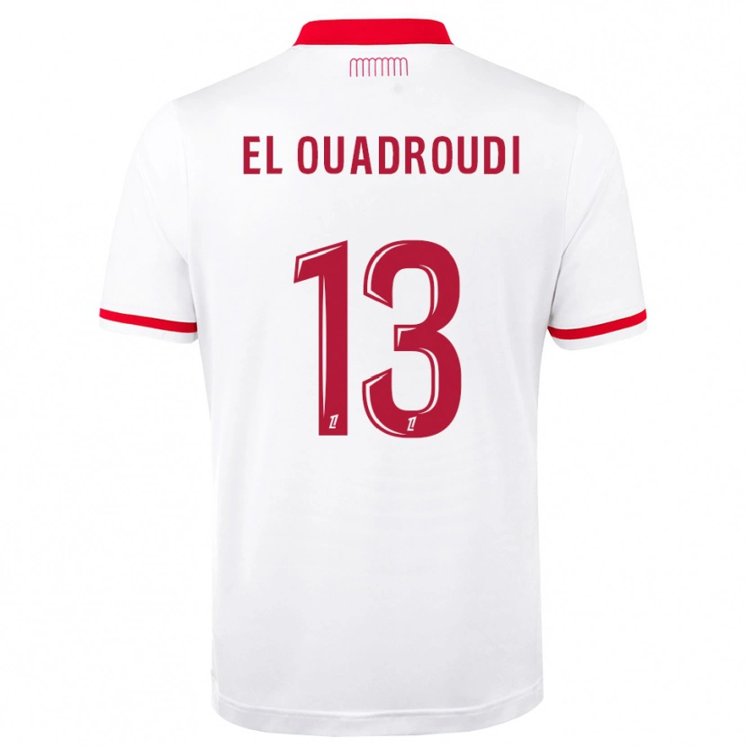 Danxen Femme Maillot Imrane El Ouaroudi #13 Rouge Blanc Tenues Domicile 2026/27 T-Shirt