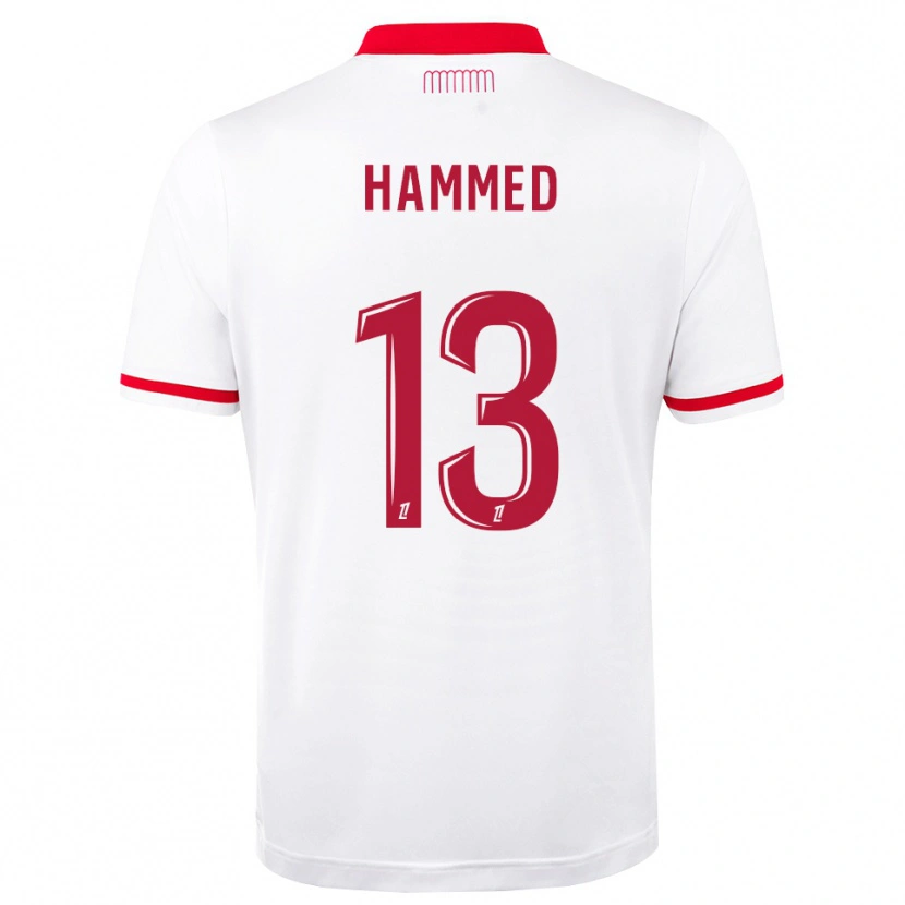 Danxen Femme Maillot Maher Hammed #13 Rouge Blanc Tenues Domicile 2026/27 T-Shirt
