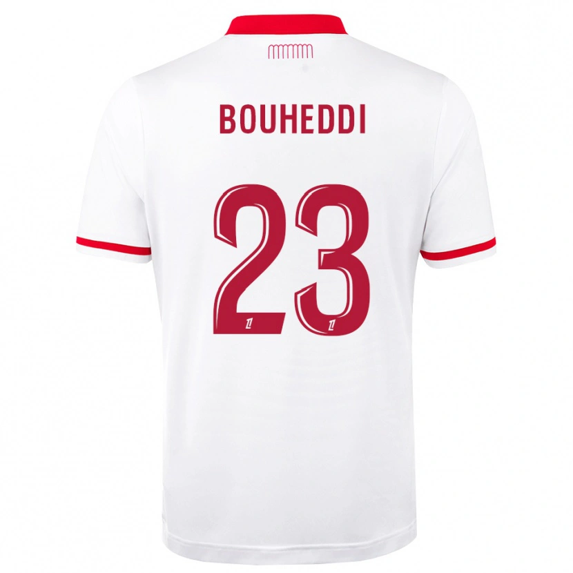 Danxen Femme Maillot Akim Bouheddi #23 Rouge Blanc Tenues Domicile 2026/27 T-Shirt