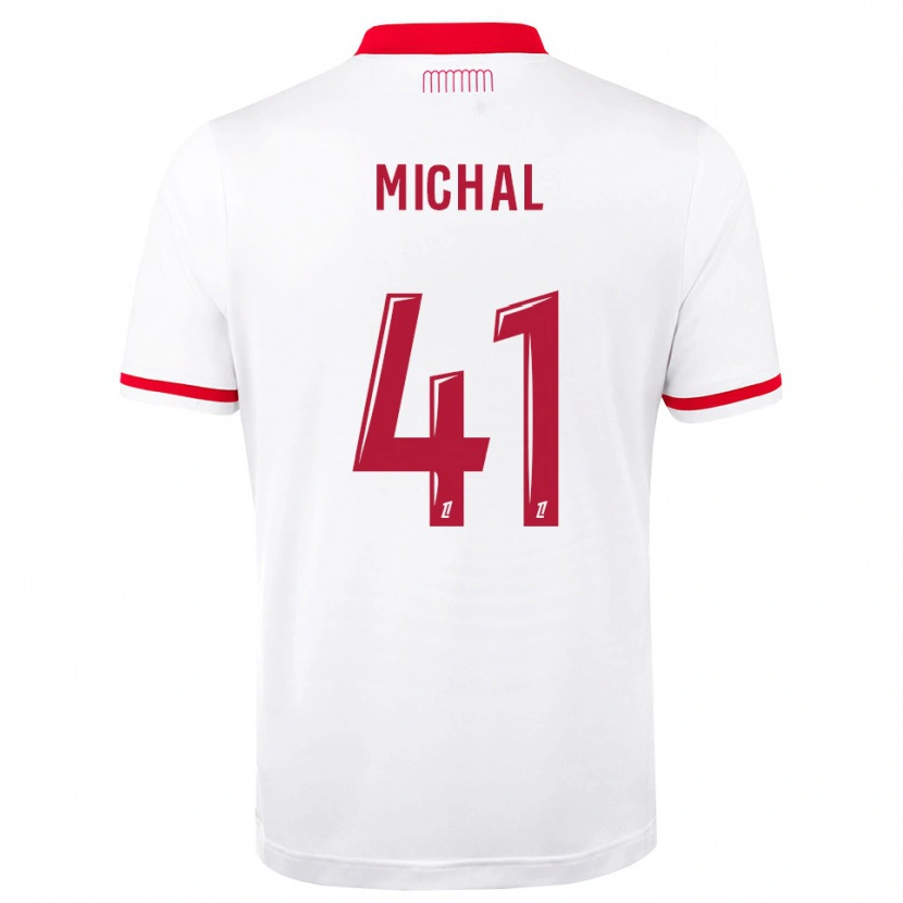 Danxen Femme Maillot Lucas Michal #41 Rouge Blanc Tenues Domicile 2026/27 T-Shirt