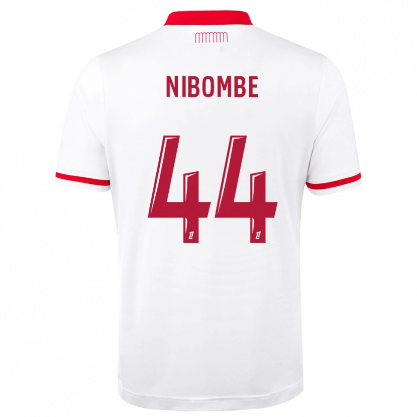 Danxen Femme Maillot Samuel Nibombe #44 Rouge Blanc Tenues Domicile 2026/27 T-Shirt