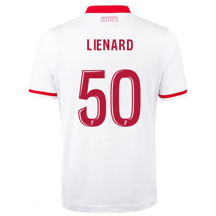 Danxen Femme Maillot Yann Lienard #50 Rouge Blanc Tenues Domicile 2026/27 T-Shirt
