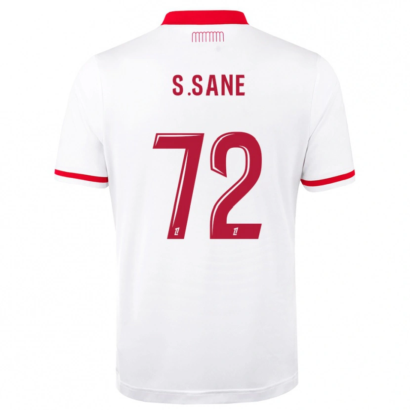 Danxen Femme Maillot Sadibou Sané #72 Rouge Blanc Tenues Domicile 2026/27 T-Shirt