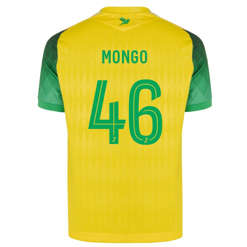 Danxen Femme Maillot Enzo Mongo #46 Jaune Vert Rouge Tenues Domicile 2026/27 T-Shirt