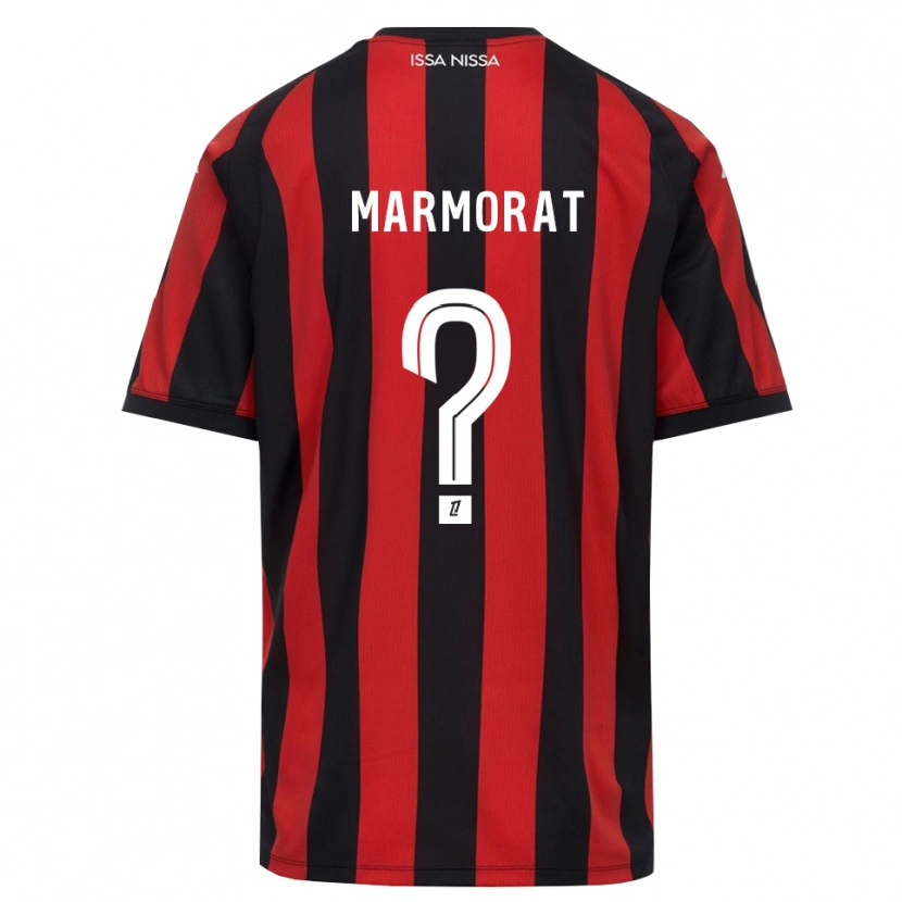 Danxen Femme Maillot Mathéo Marmorat #0 Rouge Noir Blanc Tenues Domicile 2026/27 T-Shirt