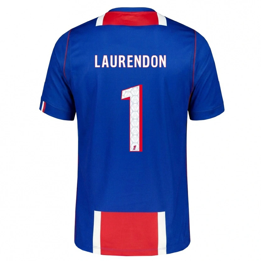 Danxen Femme Maillot Bilal Laurendon #1 Rouge Blanc Bleu Tenues Domicile 2026/27 T-Shirt