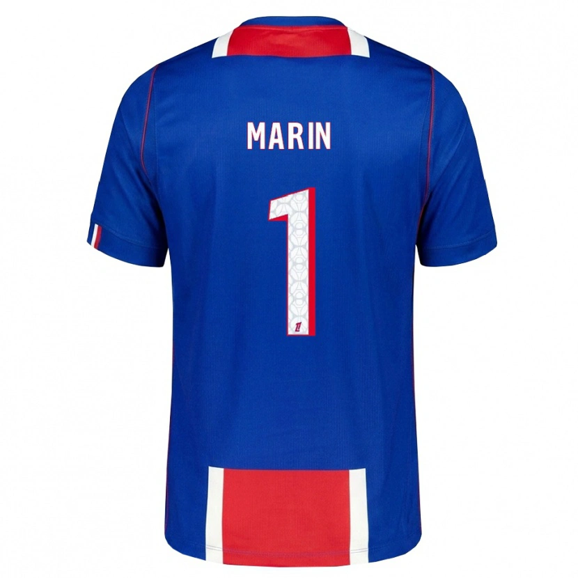 Danxen Femme Maillot Renato Marin #1 Rouge Blanc Bleu Tenues Domicile 2026/27 T-Shirt