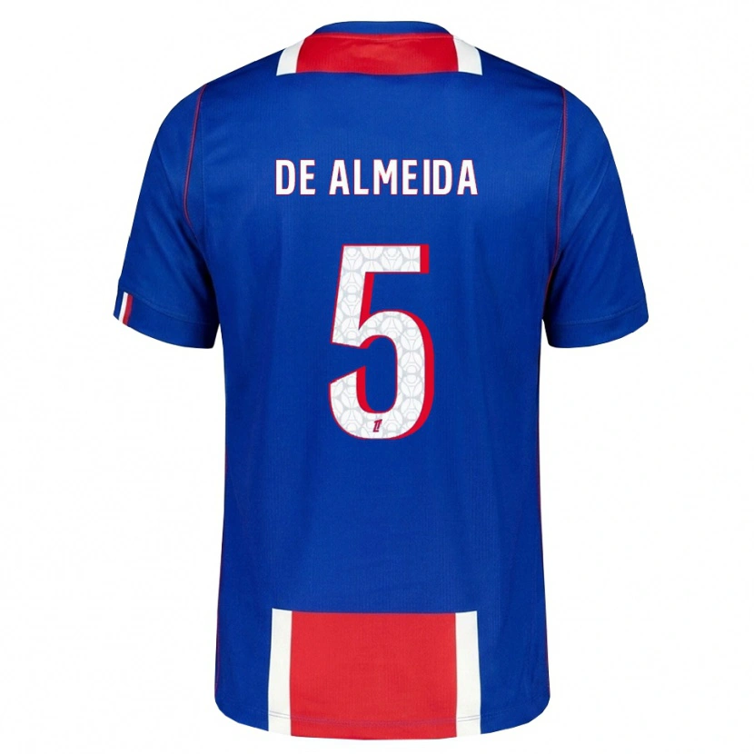 Danxen Femme Maillot Elisa De Almeida #5 Rouge Blanc Bleu Tenues Domicile 2026/27 T-Shirt