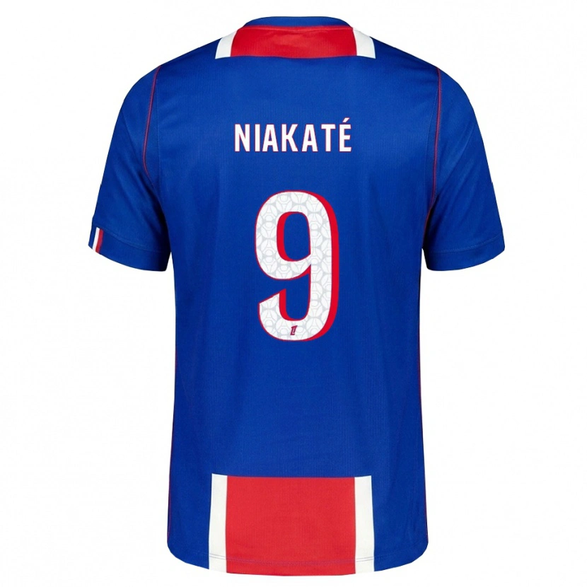 Danxen Femme Maillot Maoula Niakaté #9 Rouge Blanc Bleu Tenues Domicile 2026/27 T-Shirt