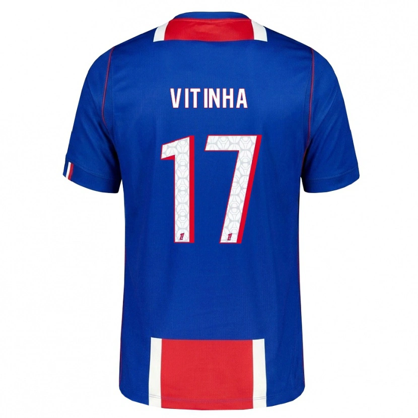 Danxen Femme Maillot Vítor Machado Ferreira #17 Rouge Blanc Bleu Tenues Domicile 2026/27 T-Shirt