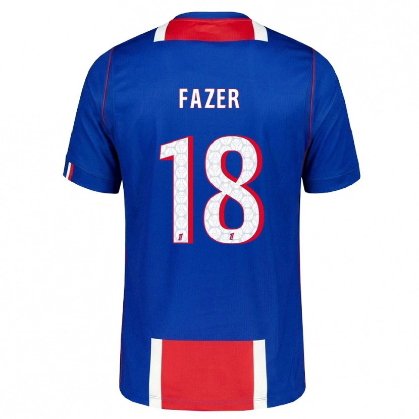 Danxen Femme Maillot Laurina Fazer #18 Rouge Blanc Bleu Tenues Domicile 2026/27 T-Shirt