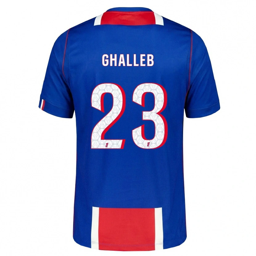 Danxen Femme Maillot Edem Ghalleb #23 Rouge Blanc Bleu Tenues Domicile 2026/27 T-Shirt