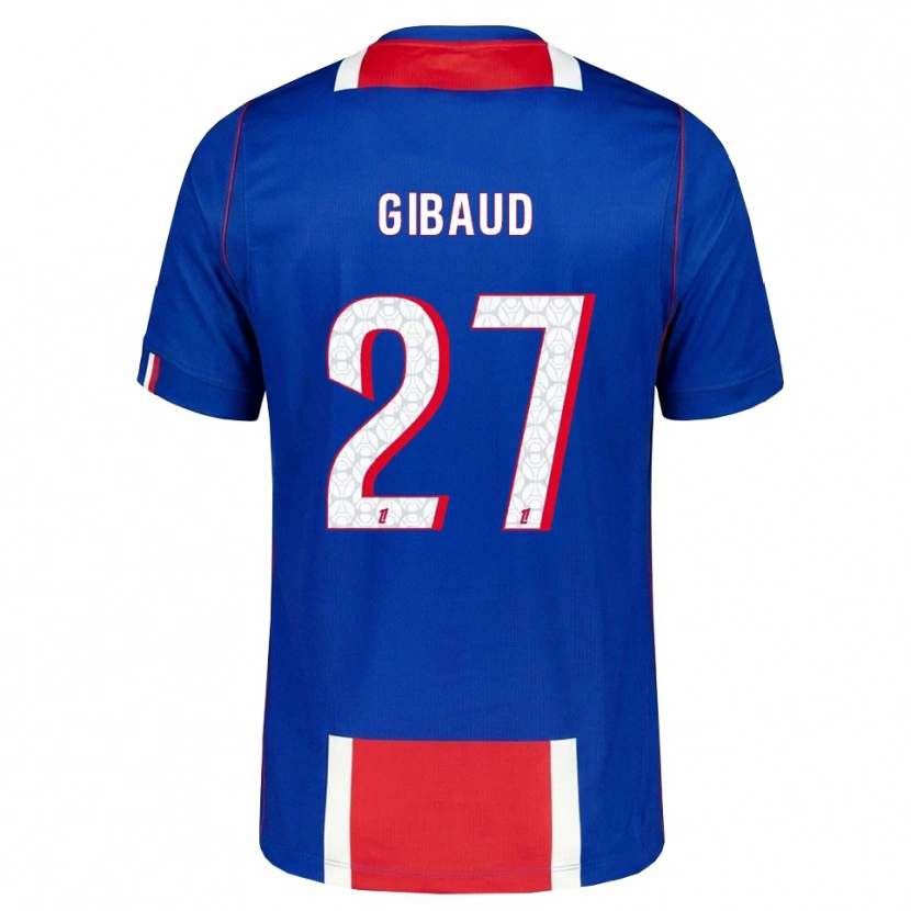 Danxen Femme Maillot Pierre Gibaud #27 Rouge Blanc Bleu Tenues Domicile 2026/27 T-Shirt