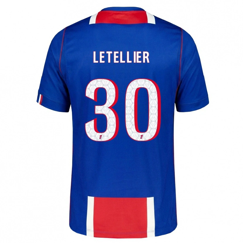 Danxen Femme Maillot Alexandre Letellier #30 Rouge Blanc Bleu Tenues Domicile 2026/27 T-Shirt