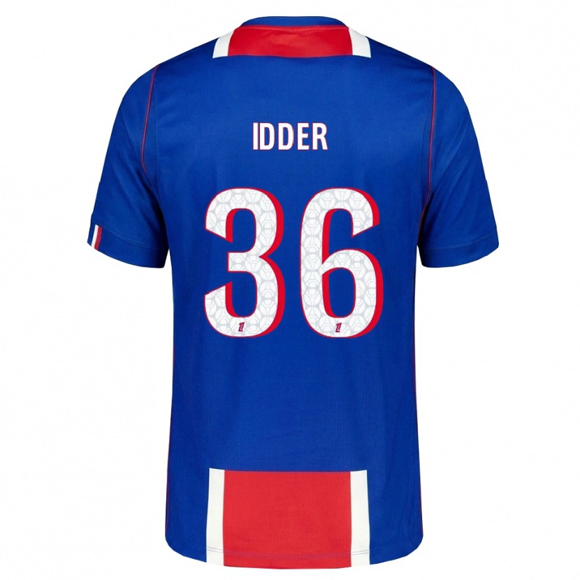 Danxen Femme Maillot Younes Idder #36 Rouge Blanc Bleu Tenues Domicile 2026/27 T-Shirt